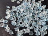 7-8mm Blue Topaz Rough Gemstones, Raw Natural Loose Rough Blue Topaz Undrilled Stones (2 Pcs T0 4 Pcs) - DGA98Z