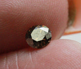 3.1mm Cognac Round Brilliant Cut 0.15Cts Solitaire Diamond For Ring-PDD853