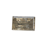 Natural Salt And Pepper Baguette Diamond, Rare 2.9x1.9mm Rectangular Faceted