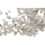 NATURAL 5-9mm Clear White Raw Rough Loose Herkimer Diamond Cabochon - PKSG165A