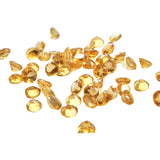 4mm Calibrated Citrine Faceted Round Cut Stone, Beautiful Orange Solitaire Shape Citrine For Jewelry (1 Cts To 5 Cts) - NNG23