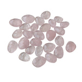 13-15mm Morganite Rose Cut Cabochons, 5 Pcs Loose Natural Faceted Morganite Gemstones Flat Back Cabochons - PNT55A
