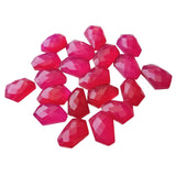 14-15mm Hot Pink Chalcedony Fancy Cabochon, 5 Pcs Loose Hot Pink Chalcedony