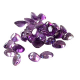 6x8mm Amethyst Oval Cut Stones, Amethyst Faceted Stones, Calibrated African