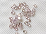 Pink Rose Cut Diamond, RARE 1.9-2.1mm Natural Pink 1 Pc Loose Rosecut Faceted Diamond Cabochon for Jewelry - PPKJ156