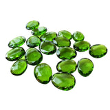 12x15mm To 15x20mm Peridot Colored Hydro Quart Rose Cut Flat Back Cabochons