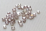 Pink Rose Cut Diamond, RARE 1.9-2.1mm Natural Pink 1 Pc Loose Rosecut Faceted Diamond Cabochon for Jewelry - PPKJ156