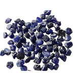 Blue Rough Un Drilled Glass Filled Raw Sapphire Natural Gem Stones, 5 Pieces Loose Raw Blue Sapphire For Jewelry - PDG338