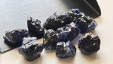 10-11mm Blue Rough Raw Sapphire Gemstone, Loose Raw Blue Sapphire Stones Jewelry, 2 Pcs - PDG357