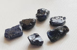 10-14mm Blue Rough Raw Sapphire Gemstone, Loose Raw Blue Sapphire Stones Jewelry, 3 Pcs - PDG351