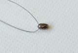 3.3x2.2mm Natural Brown Tear Drop Bead Drilled Diamond Drop For Pendant-PPKJ168