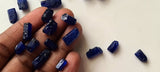 8-15mm Raw Rough Blue Sapphire Crystal, 2 Pcs Loose Blue Sapphire Sticks Jewelry - PDG354