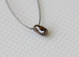 3.3x2.2mm Natural Brown Tear Drop Bead Drilled Diamond Drop For Pendant-PPKJ168