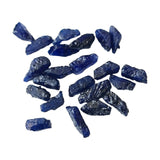 12-17mm Raw Rough Blue Sapphire Crystal, 5 Pcs Loose Blue Sapphire Sticks Jewelry - PDG360
