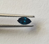 Blue 5.9x3.2mm Sparkling Blue Faceted Marquise Diamond For Engagement & Wedding Ring, Gifts For Her - PDD753