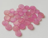 6-7mm Ruby Cabochons, Natural Ruby Plain Round Cabochons (5Pcs To 10Pcs)