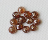 2.5-3mm Red Brown Rose Cut Diamond, Rare Natural Beautiful Loose Faceted Diamond For Engagement Ring & Wedding Ring, Gifts For Her - PDD787