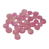 6-7mm Ruby Cabochons, Natural Ruby Plain Round Cabochons (5Pcs To 10Pcs)
