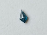 Blue Kite Cut 5x3mm 0.15 Cts Kite Flat Back Diamond Cabochon For Ring-PDD831