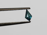 Blue 0.15 Cts Kite Shape Flat Back Diamond Cabochon For Engagement & Wedding Ring Gifts For Her, 4.8x2.8mm - PDD752