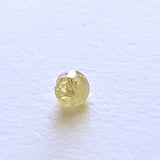 3.3mm Yellow Brilliant Cut Round Diamond, 0.3 Cts Yellow Solitaire Cut Diamond