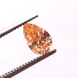 Pear Shape Brilliant Cut, Pink Pear Shape Diamond, Lab Grown Diamond Loose