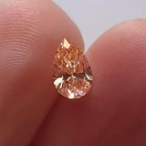 Pear Shape Brilliant Cut, Pink Pear Shape Diamond, Lab Grown Diamond Loose