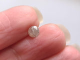 4.9mm, 0.35 Cts Natural Light Grey Rose Cut Loose Round Flat Back Rose Cut Diamond For Jewelry - PDD721