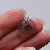 15.3mm, 1.3 Cts Slice Faceted Clear Black Salt And Pepper Diamond For Ring-PPKJ136