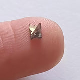 4.1x3.1mm Rare Salt And Pepper Butterfly Cut Polished Diamond Slice For Jewelry - PDD739