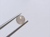 4.4mm White Rose Cut Tamboli Diamond 0.40 Cts Natural White Round Flat Back Cabochon for Ring - PDD738