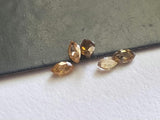 Orange Brown, 3.5-3.8mm Faceted Sparkling Marquise Diamond for Jewelry (1Pc-2Pc) - PDD746