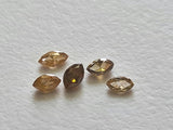 Orange Brown, 3.5-3.8mm Faceted Sparkling Marquise Diamond for Jewelry (1Pc-2Pc) - PDD746