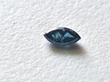 0.17 Cts, 5.1x2.5mm Sparkling Clear Blue Faceted Marquise Cut Diamonds for Jewelry - PDD748