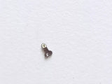 Salt And Pepper Penis Cut Polished Diamond Loose Fancy Dick / Penis / Phallus / Willy Diamond For Pendant / Ring / Jewelry 5.1x2.8mm - PDD749