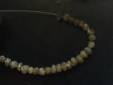 2-3mm Green Raw Rough Natural Green Diamond Beads For Jewelry (4IN To 8IN) - PPKJ128