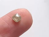 4.5mm Natural White Sparkling Faceted Square Cushion Cut 0.42 Cts Diamond for Ring - PDD750