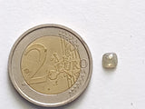 4.5mm Natural White Sparkling Faceted Square Cushion Cut 0.42 Cts Diamond for Ring - PDD750