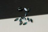 Clear 3.5x1.5mm Sparkling Blue Faceted Marquise Diamond for Jewelry (1 Pc to 2 Pcs) - PDD754