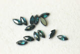 Clear 3.5x1.5mm Sparkling Blue Faceted Marquise Diamond for Jewelry (1 Pc to 2 Pcs) - PDD754