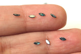 Clear 3.5x1.5mm Sparkling Blue Faceted Marquise Diamond for Jewelry (1 Pc to 2 Pcs) - PDD754