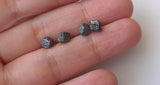 4.5mm Black Raw Diamond Cube, Huge Box Shaped Natural Black Rare Loose Rough Uncut Diamond Single Cube for Jewelry - PPKJ143