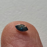 0.17 Cts, 5.1x2.5mm Sparkling Clear Blue Faceted Marquise Cut Diamonds for Jewelry - PDD748