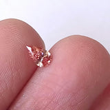 Pear Shape Brilliant Cut Pink 6x3.5mm Lab Grown Diamond For Ring-PDD828