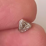 Natural Light Grey Rough Raw Diamond, 5.5mm Loose Trillion Diamond For Ring / Pendant / Jewelry - PVD83
