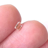 Emerald Shape Brilliant Cut Pink Diamond, 4x2.7mm Lab Grown Diamond Loose For Engagement Ring Excellent Cut - PDD764