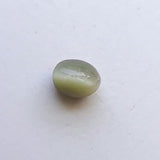 2.15 Cts Cats Eye, CERTIFIED Natural Plain Round Stone, Original Loose Ring Size Cats Eye Gemstone, 7.7x6 mm, 1 Pc - PPH42