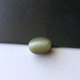 2.15 Cts Cats Eye, CERTIFIED Natural Plain Round Stone, Original Loose Ring Size Cats Eye Gemstone, 7.7x6 mm, 1 Pc - PPH42