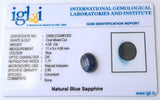 Loose Sapphire For Engagement Ring 11x9mm CERTIFIED Original Blue Sapphire Faceted Oval Cut Stone - PPH44