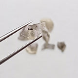 3 Pcs Rare 5.5-10mm Natural Black & White Loose Diamond Slice, Unique Fancy Salt and Pepper Faceted Polki For Jewelry - PPKJ106